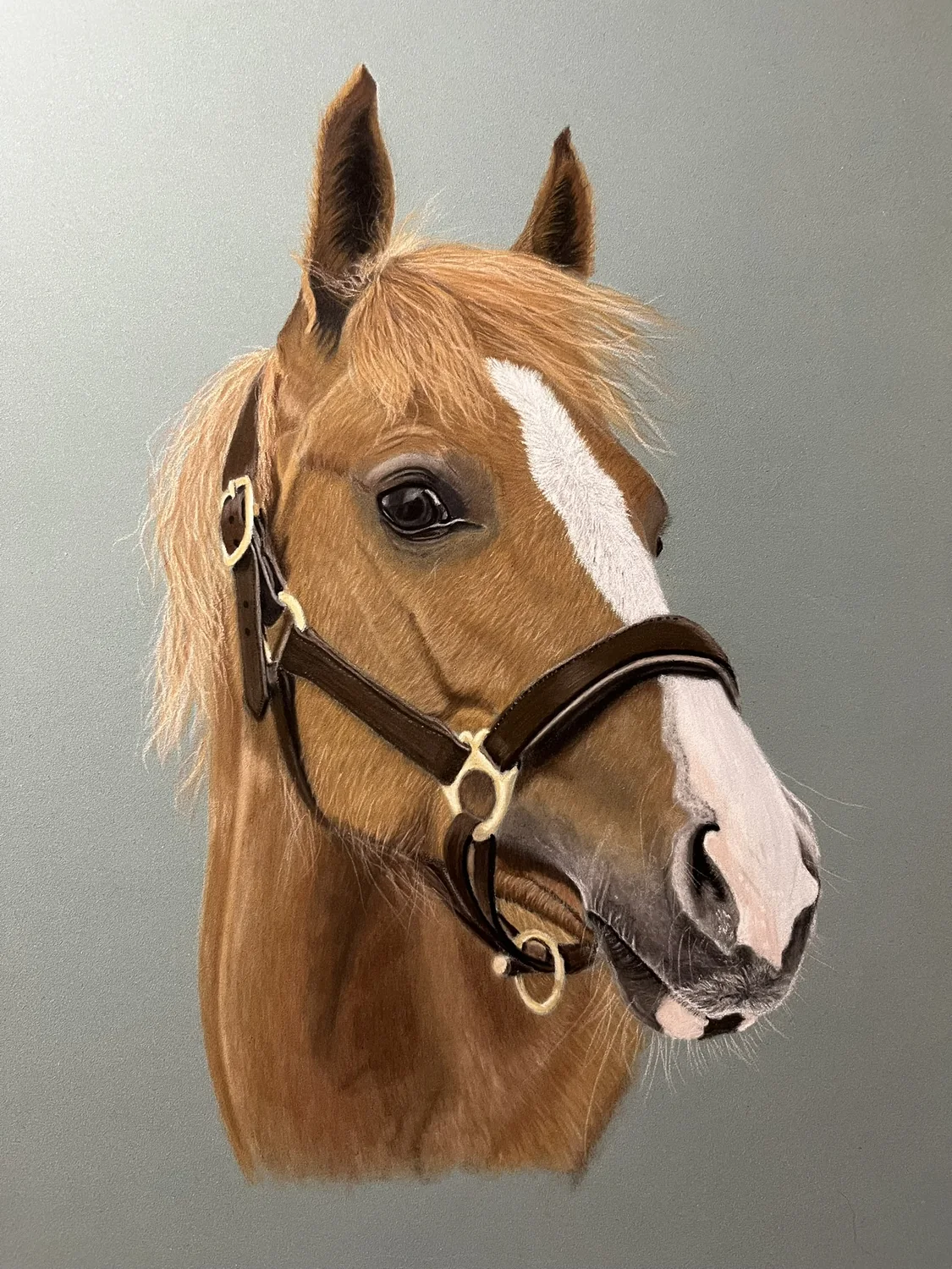 Chestnut Horse by Art by Rachel